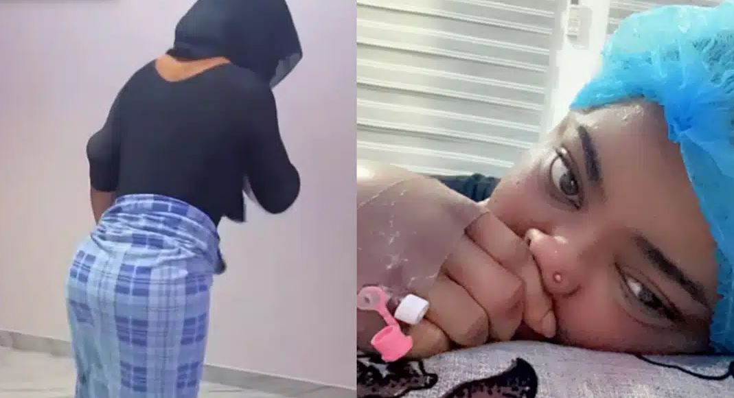 Social media users' reactions to a video showing Bobrisky struggling to walk after butt enlargement surgery are shameful.