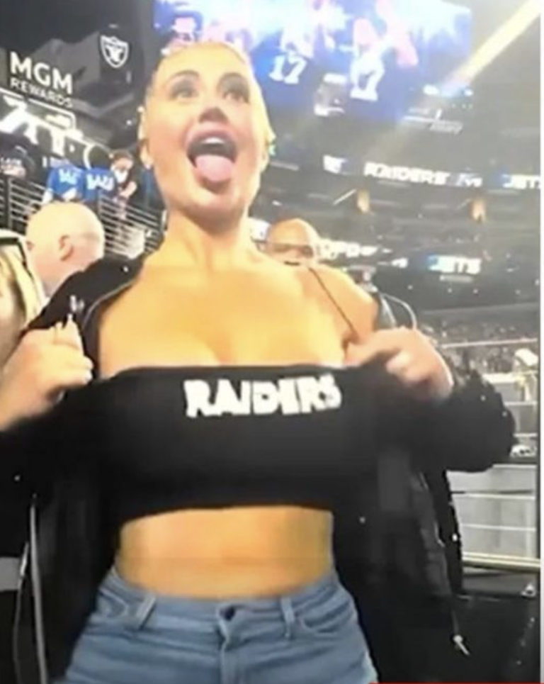 Danii Banks Breast Flashing Video At Raiders Game Sparks Viral Trend On Twitter Full Video