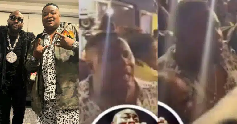 Money pass Money: Davido security in the UK stops Cubana Chief Priest from entering the singer's VIP  room (Video)