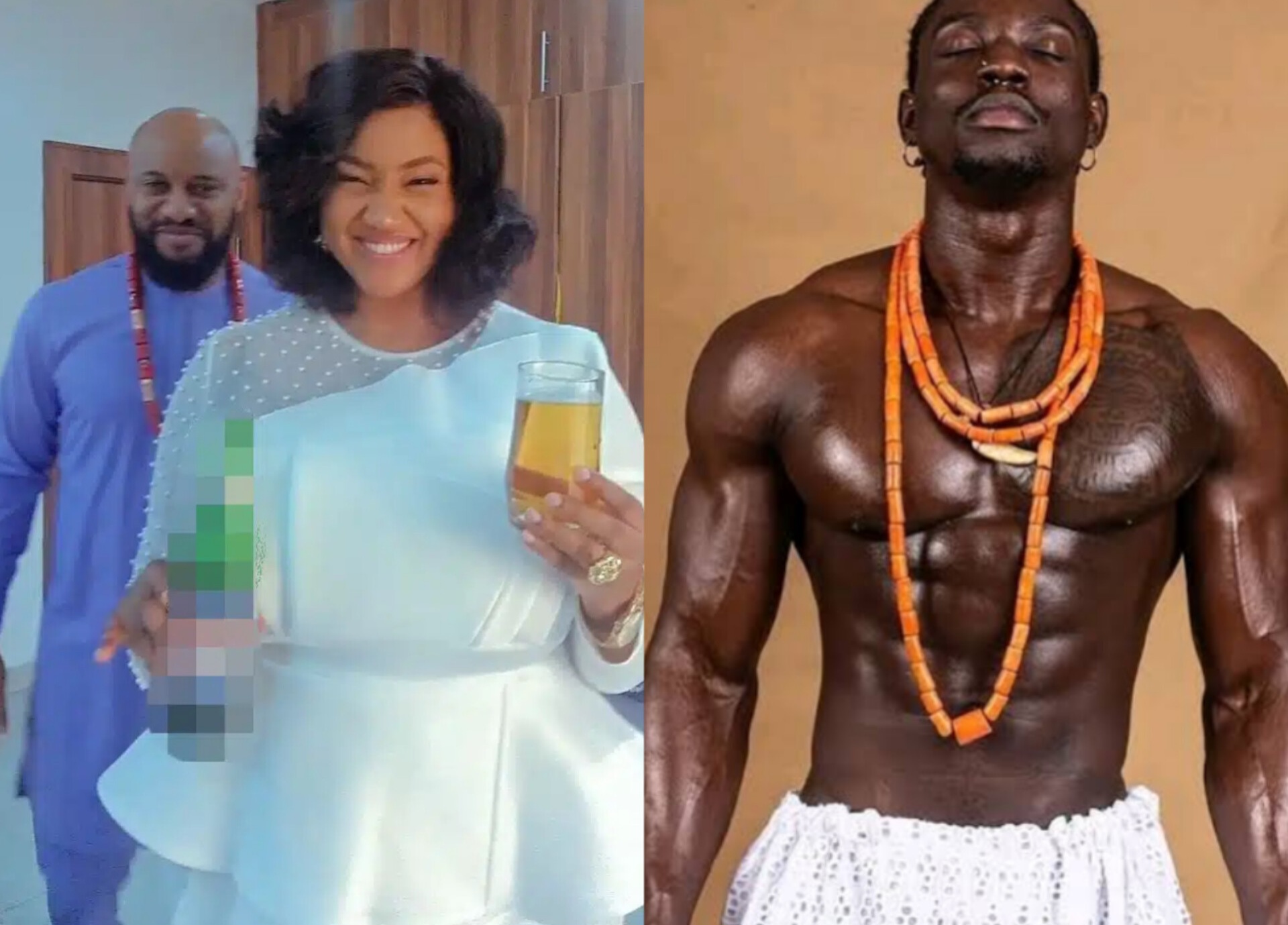Verydarkman Comes to Pastor Yul Edochie and Wife's Defense Over Beer Video