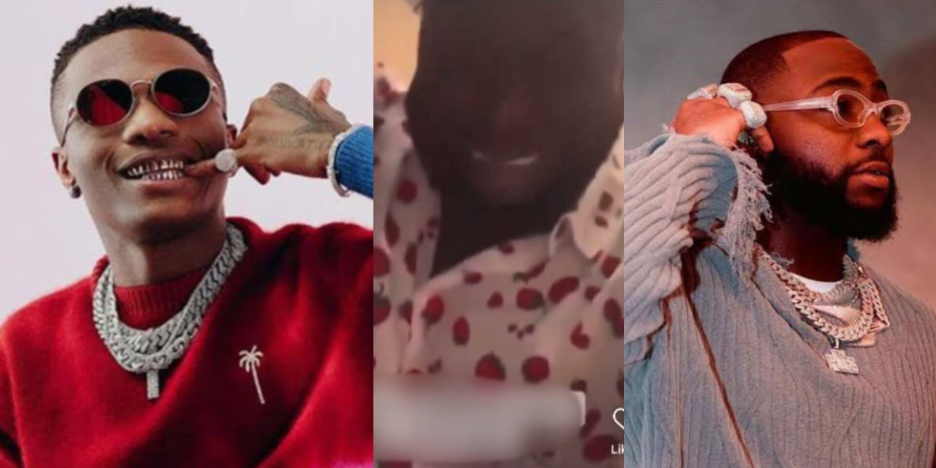 The internet is abuzz as Wizkid throws shade at Davido using a viral video.