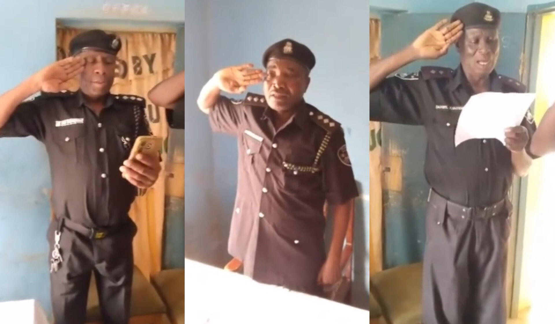 Watch the video of police officers performing the revised national anthem that has sparked conversation among Nigerians